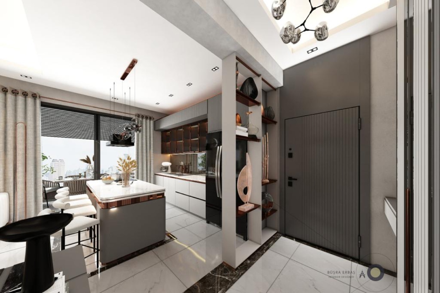 Квартира 2+1 в Sky Park Residence у аэропорта