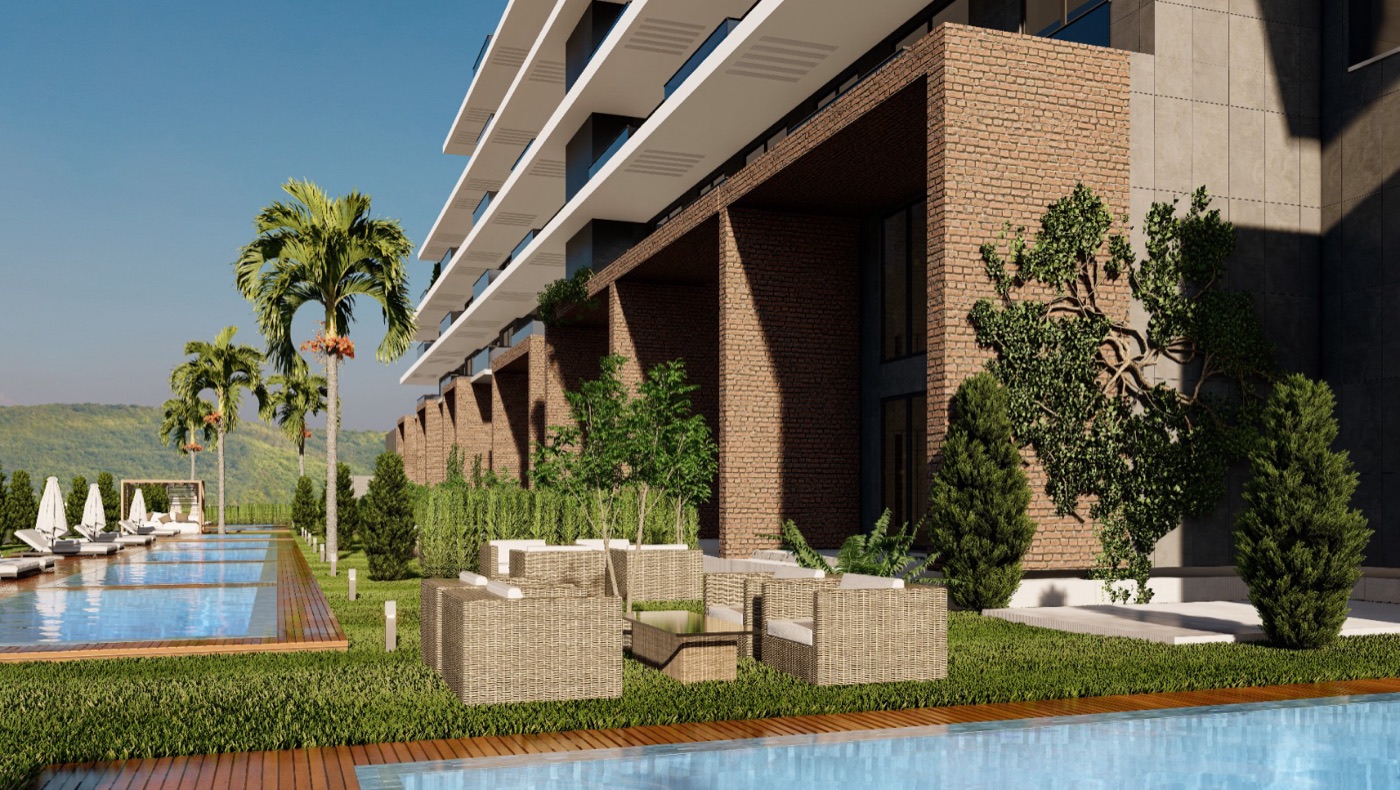 Квартира 2+1 с балконом 18 м² в Sunray Residence